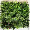 Parede de plantas artificiais parede de fundo de plantas verdes decoração de parede grade de casamento flor artificial de plástico empresa parede de imagem de paisagismo de shopping