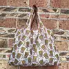 Bolsa de Compras Grande Impresa Lista de Fábrica Bolsa de Nylon Impermeable Bolsa Ecológica Bolsa para la Compra de Comestibles Bolso de Mano Bolsa Plegable