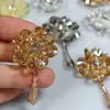 Vendas Diretas da Fábrica Joias de Flor de Contas Feitas à Mão Contas de Cristal Acessórios de Roupa DIY Acessórios Broche Acessórios de Roupa