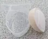 Zapatillas Pequeñas Esponja de Dedo en Polvo Malvavisco Esponja de Cojín de Aire para Dedos Elásticas Espesadas No Absorbentes de Polvo Doble Uso para Aplicación de Maquillaje Seco y Húmedo