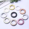 Suministro Directo de Fábrica Anillos para Cortinas Anillos para Barra Romana Anillos Circulares Pequeños Silenciosos Nano Multicolores Accesorios Transfronterizos Adornos