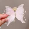 Horquilla de mariposa Super Fairy con forma de burbuja, pequeña, con perla, para mujer, de alta gama, para flequillo lateral, con lazo, para la cabeza