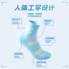 Meias Femininas de Cano Médio, Estilo Primavera e Outono, Base Felpuda, Absorventes de Suor, Resistentes a Odores, para Esportes Femininos, Fitness, Corrida, Caminhada, Badminton, Zhuji