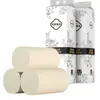 Rolo de Papel Higiênico de Polpa de Bambu Nativo, Papel Higiênico Flexível e Suave para a Pele, Rolo Grande para Venda por Atacado, Papel Toalha para Dormitório Estudantil