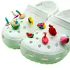 Diapositivas para Zapatos Estilo Playa 3D Tridimensionales de Venta Caliente Transfronteriza, Decoraciones para Zapatos de Jardín, Accesorios Decorativos Desmontables para Bolsas de Playa DIY
