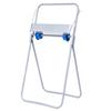 Estante industrial de rollo grande de papel libre de polvo de acero inoxidable para colgar en la pared, soporte de tela no tejida con ruedas, estante de papel de cocina de piso a techo, envío gratis