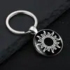 Chaveiro Luminoso Amantes do Sol e da Lua Novo Produto Transfronteiriço Moda Europeia e Americana Chaveiro Personalizado Pedra do Tempo Pequeno Presente