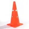 Conos Marcadores para Entrenamiento de Fútbol 38cm Conos Marcadores de Base Cuadrada con Agujeros, Conos Obstáculo para Entrenamiento Físico, Conos Multicolor Multifuncionales