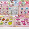 Sanrio Kuromi Melody Perro Canela Perro Pudín Géminis Pegatina de Aceite Pegatina Decorativa DIY para Agitar
