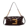 Bolso de Axila Estilo Francés Nuevo para Mujer, Bolso Cruzado de un Solo Hombro, Moderno y a la Moda para el Trabajo, Casual y con Estilo, Color Marrón