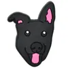 Los 100 Clips para Bolígrafo de Plástico Suave de PVC con Forma de Perro Más Vendidos de Amazon Accesorios Decorativos Dibujos Animados Clips para Bolígrafo de Punta Redonda