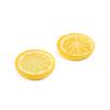 Fruta de simulación plástico rodaja de limón falsa joyería rodaja de fruta inflable rodaja de limón falsa simulación rodaja de naranja