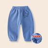 Calças casuais forradas de lã de inverno infantil Calças masculinas e femininas Calças quentes para bebês Calças de lã para bebês Primavera e outono