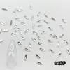 Estilo Individual Blanco (Opcional) Pedrería para Uñas de Forma Irregular con Base Plana, Pedrería de Vidrio, Pedrería de Cristal, Artículo Popular de Celebridad de Internet