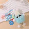 Cosas Bonitas y Feas Llavero Colgante Cochecito Bola de Carbón Pequeña Colgador DIY Elfo de Dibujos Animados Colgante de Felpa Accesorios para Bolsos