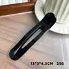 Grampo Oval Espesso de Acetato de Alta Qualidade e Elegante, Presilha Versátil para Penteados Despojados, Grampo Tubarão, Grampo para Penteado Despojado