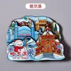 Imanes de Refrigerador de Madera de Monumentos Chinos, Ciudades Turísticas, Hong Kong, Macao, Qingdao, Xuzhou, Imanes de Refrigerador de Shanghái al por Mayor