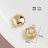 [Serie Oceánica] Colgante de Diamantes de Colores Incrustados de Estrella de Mar y Caracola Accesorios DIY Collar Pulsera Hechos a Mano Accesorios de Cuentas