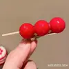 Pinzas para el pelo de juguete de comida famosas en internet estilo un yuan, accesorios para el pelo de niños, accesorios para el pelo lindos populares al por mayor para puestos y mercados nocturnos, frutas de dibujos animados