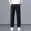 2026 Nuevos Pantalones Casuales de Algodón Puro con Felpa para Hombre Pantalones de Otoño e Invierno Pierna Recta Suelta Pantalones Largos Pantalones de Hombre de Negocios para Papá