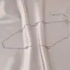 Colar de Aço Titânio com Nariz de Porco da Moda e Simples para Meninas, Corrente de Clavícula Exquisita de Design de Nicho Europeu e Americano de Alta Qualidade Atacado