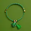 Pulseira de Corda Colorida do Festival do Barco Dragão Corda Vermelha Tecida à Mão Infantil Bebê Pequeno Zongzi Corda de Mão Presente de Lote Festival de Maio