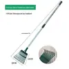 Rastelo de grama de 44 dentes rastelos rastelo de arame de aço rastelos de diversos rastelos folhas ferramentas de jardinagem varredura de gramado folhas caídas Rastelos 44 dentes