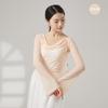 Roupa de Dança Clássica, Blusa com Gola Swing em Renda Estilo Fada, Roupa Elegante para Performance de Dança Chinesa Dança Folclórica Prática
