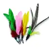Nuevos Juguetes para Gatos: Pez Volador, Oruga, Pluma, Caña Teaser de Mariposa, Cabezal de Repuesto para Caña de Pescar