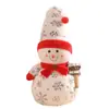 Decoração de boneco de neve de desenho animado de Natal boneca grande decoração de Natal layout de cena de vitrine de shopping