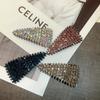 Explosiones de TikTok Estilo Coreano de Alta Gama Dongdaemun Celebridad de Internet Temperamento Pinza para el Cabello con Pedrería Pinza para el Flequillo Pinza Lateral Estilo Princesa Pinza BB