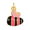 T01 Popular Europeo y Americano Gama Alta Estilo Ins Lindo Animal Panda Oso Trébol de Cuatro Hojas Abeja Colgante de Collar