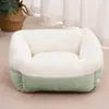 Atacado de fábrica canil gatinho inverno forrado com fleece quente quatro estações universal tapete para pet gato sub-rede vermelho canil para cachorro