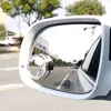 Espejo Retrovisor Espejo Redondo Pequeño Artefacto de Marcha Atrás para Coche Ajuste Gran Angular 360 grados Zona Ciega Campo de Visión Amplio Espejo Auxiliar para Punto Ciego