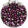 Pulsera de cuentas redondas de imitación ABS de colores degradados de 4 a 10 mm, accesorios hechos a mano para bricolaje, pulsera, llavero, joyería