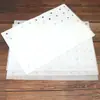 Papel quadrado antiaderente para vaporizador para caixas, carrinhos, armários e panelas de vapor, usado para cozinhar no vapor pães e bolinhos, forros de vaporizador comerciais, papel manteiga retangular