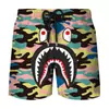Estación Independiente Aliexpress Amazon Exportación Pantalones de Tiburón Marino Impresos en 3D Shorts Casuales de Playa