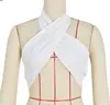 F304 Ins Europeu e Americano Transfronteiriço Quente de Verão Nova Roupa Feminina Top Cropped Sexy sem Costas com Tiras para Amarrar para Mulheres