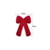 Peluche Navideño Europeo y Americano Transfronterizo Lazo Oversize Accesorios de Decoración para Fiesta Navideña Colgante para Árbol de Navidad Fondo