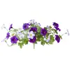 Amazon Flores Artificiais para Exterior Flores de Simulação Flores de Imitação Glória da Manhã Flor de Seda para Vasos Externos Decoração de Jardim em Casa Varanda