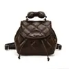 Bolso de Doble Hombro con Rejilla de Diamantes Súper Caliente Transfronterizo para Mujer 2026 Nuevo Estilo Mochila con Lazo de Nicho Bolso Mini de Moda de Alta Gama