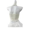 Camisola Sexy de Verão com Laço e Decote Cadarço Nova Coleção Primavera 2025 Sem Costas Top Curto Feminino