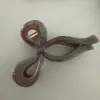 Pinza para el Cabello de Alta Gama Estilo Nuevo con Moño de Color Sólido, Tamaño Grande, Pinza de Tiburón para la Parte Trasera de la Cabeza, Pasador para Mujer, Moda de Verano