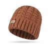 Inverno Feminino Estilo Coreano Atmosfera Cachecol Quente Cor Sólida Chapéu de Lã Popular na Internet Conjunto de Duas Peças Chapéu de Tricô para Pescoço