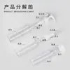 Fabricante Pet Cosmetics Botella de Plástico Transparente con Atomizador Botella Portátil con Bomba Atomizadora Botella Dispensadora de Loción Cosmética