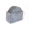 Individual de Fieltro Grueso Aislante Transfronterizo Productos para el Hogar Tapete de Fieltro Antiescaldante Posavasos de Fieltro Absorbente de Color Sólido en Caja