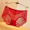 Vendiendo Ropa Interior Femenina de Encaje 2023 Nuevo Estilo Personalizado Encantadora Transparente Tentación Hueca Sin Costuras Seda de Hielo Chica Curvilínea Talla Grande
