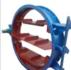 Válvula de Compuerta Manual Redonda de Boca Redonda de Acero Inoxidable para Ventilación y Eliminación de Polvo, Válvula de Mariposa Neumática para Planta de Energía Resistente a la Temperatura, Válvula de Mariposa Neumática para Planta de Energía Resistente a la Temperatura