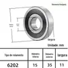 Rolamentos de Esferas de Sulco Profundo Classe Zero 6200 6202 6203 6205 Rs/Zz P0 Rolamentos de Precisão