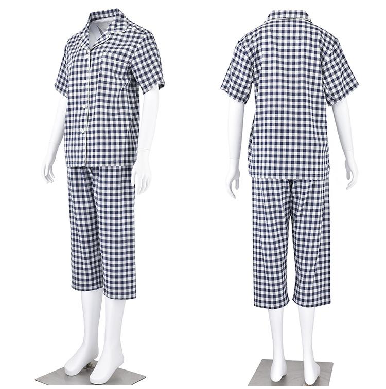 muji棉双层纱无侧缝短袖睡衣无印良品家居服_20.jpg